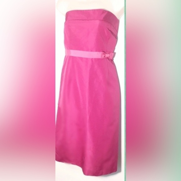 J. Crew Silk Strapless DressNo Flaws. Size 6 Fully Lined. - Picture 1 of 11